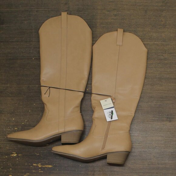 NWT Universal Thread Womens Sommer Western Boots 87929896 Light Brown 10M - Picture 2 of 8